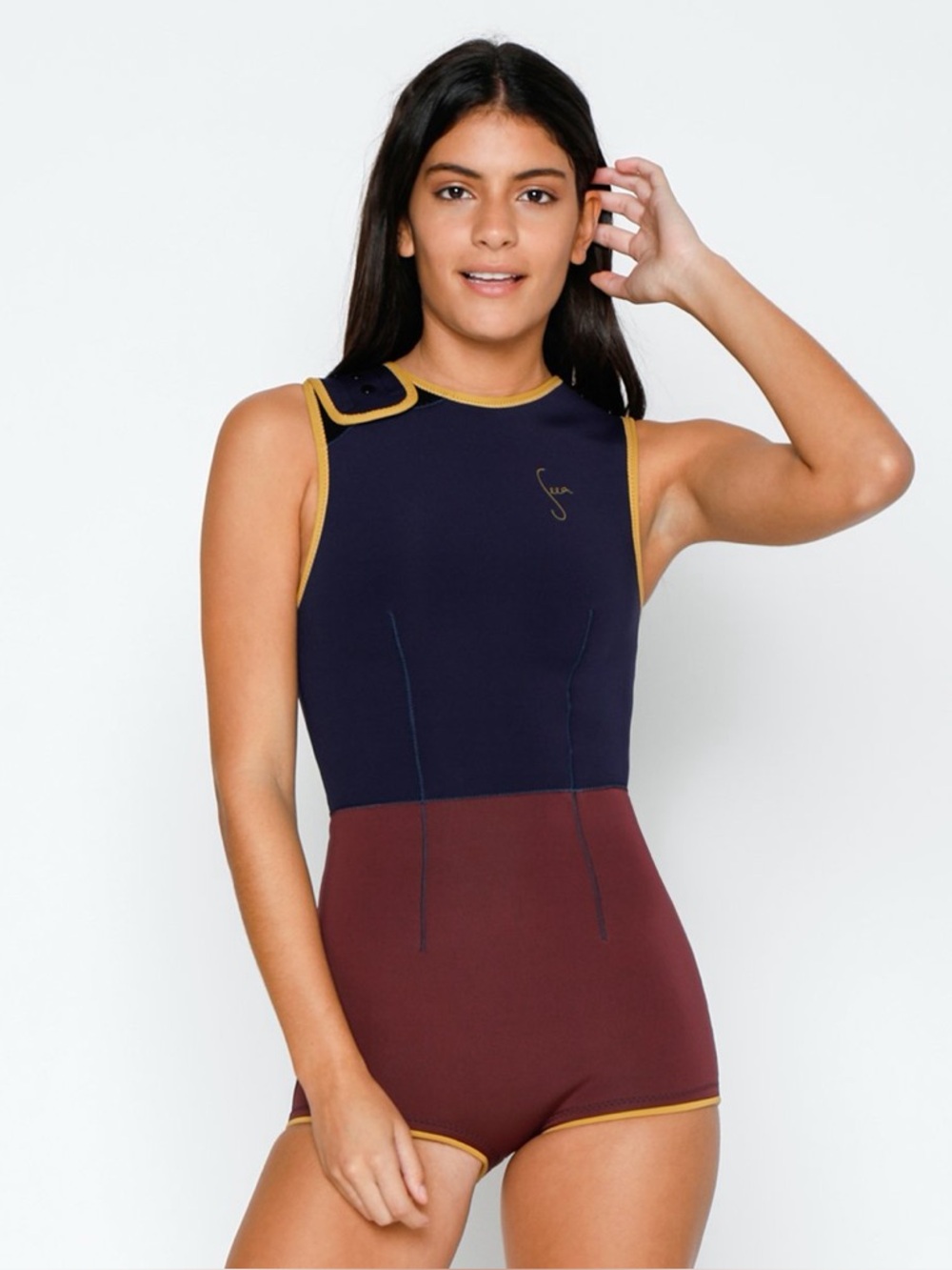 Seea Swimwear Cardiff 2mm Yulex One-Piece Rashguard - Women's Size Small NWT